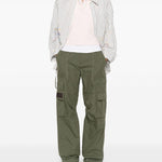 Pantaloni cargo cobalt in verde oliva Carrer - unisex 