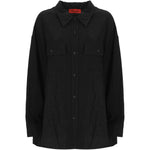 Camicia con taschino in nero The latest - donna 
