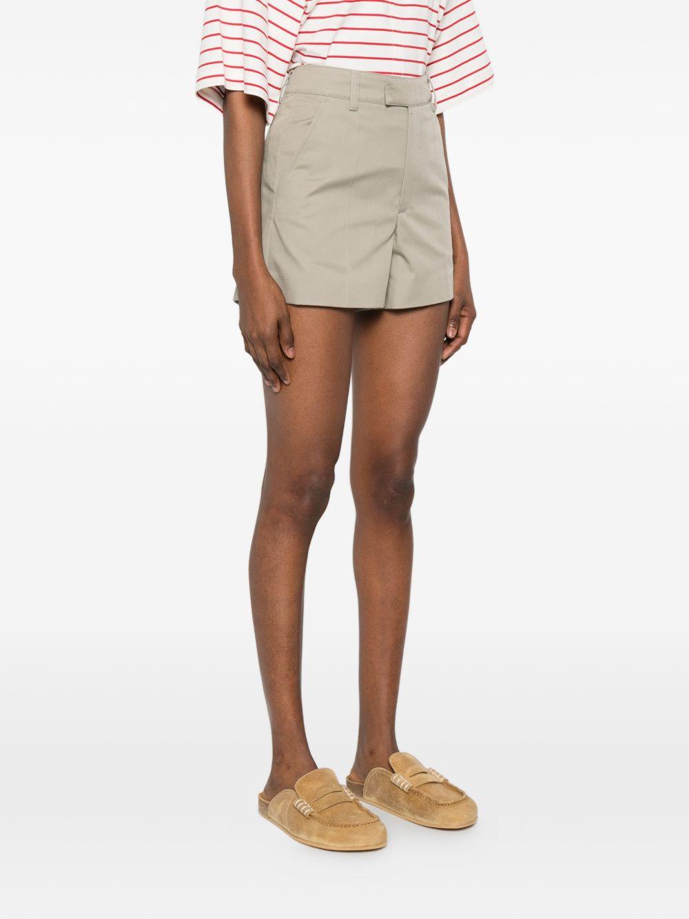 Pantaloncini con cuciture in verde A.P.C. - donna 