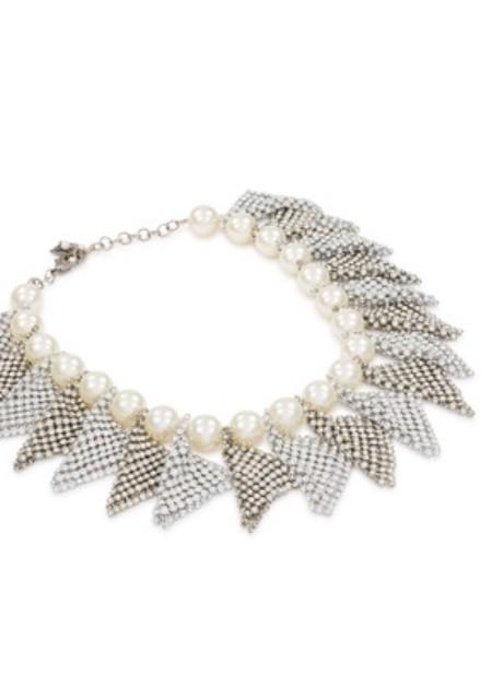 Collana frizz con perline in argento Rosantica - donna 
