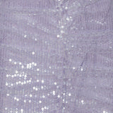 Abito midi con paillettes in viola Rotate - donna 