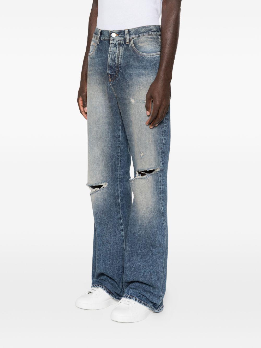 Jeans bootcut in blu Amiri - uomo 