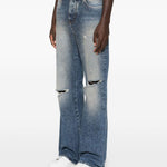 Jeans bootcut in blu Amiri - uomo 