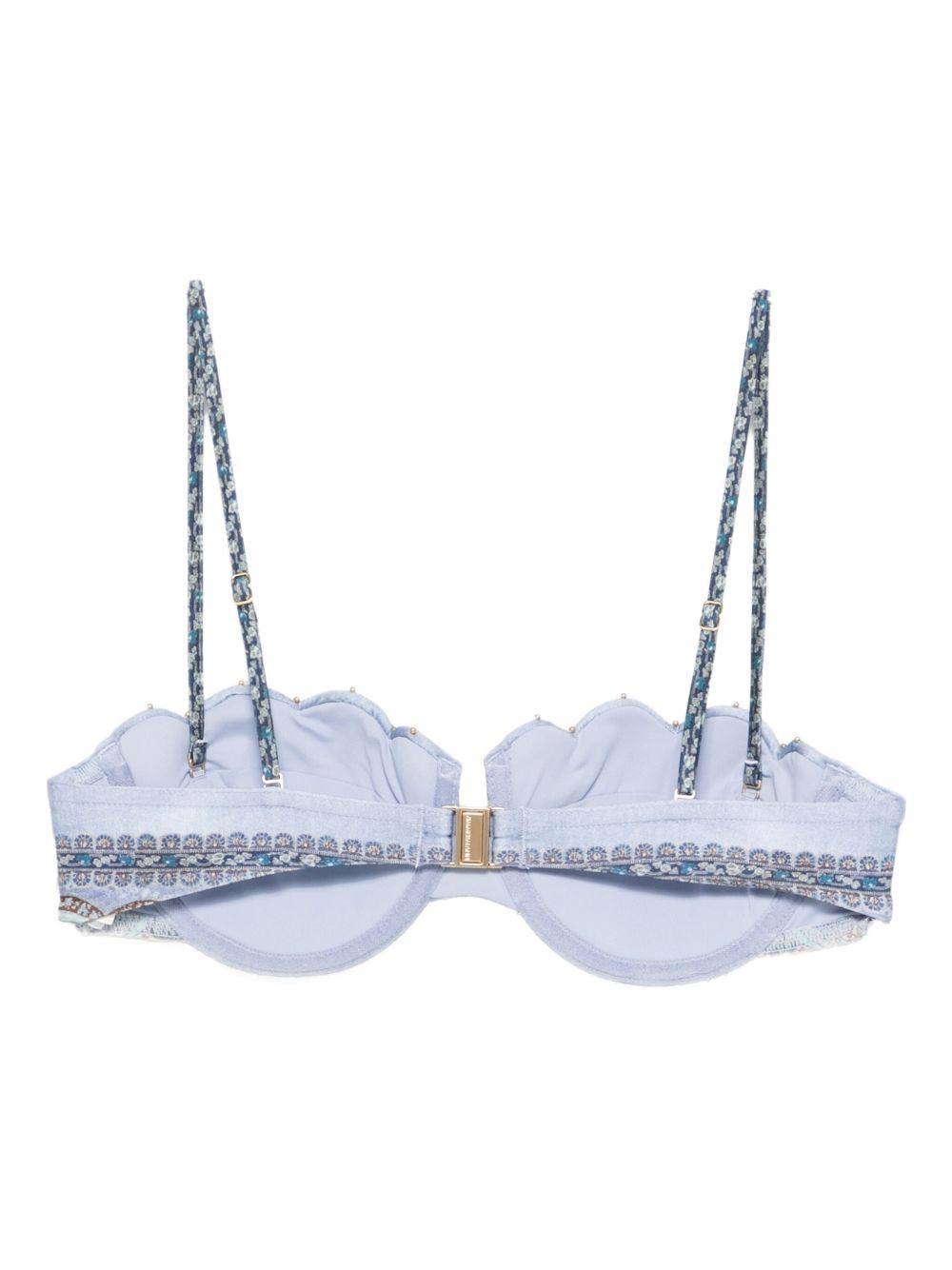 Top bikini Wanderlust in azzurro Zimmermann - donna 