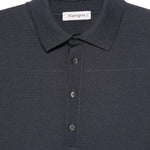 Maglione con colletto stile polo in grigio Kangra - uomo 