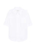 Camicia lunga Ami de Coeur in bianco Ami Paris - donna