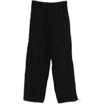 pantaloni plissettati in nero gongdid design - uomo 