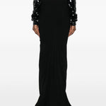 Gonna maxi coda in nero Rick owens - donna 