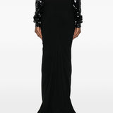 Gonna maxi coda in nero Rick owens - donna 