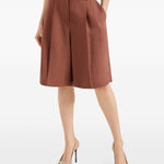 Shorts con chiusura nascosta in arancione Brunello cucinelli - donna 