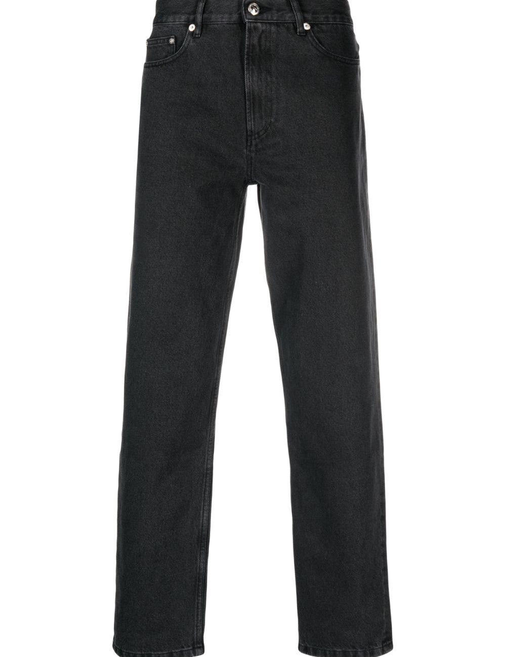 Jeans martin a gamba dritta  in nero - A.P.C  uomo 