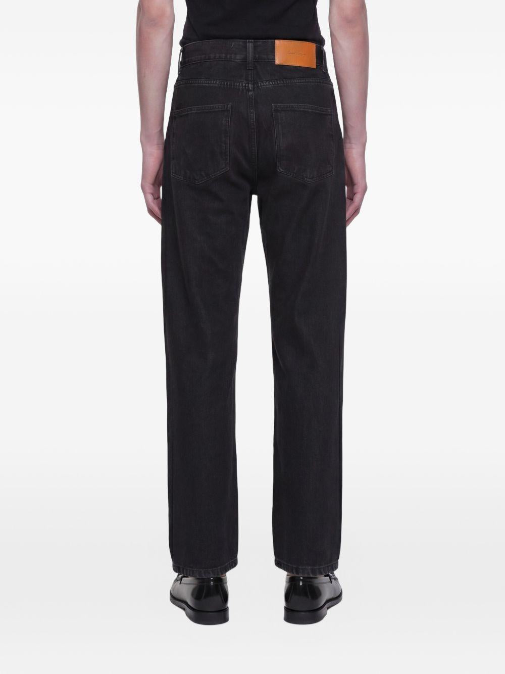 Jeans big papi a gamba dritta in nero Second layer - uomo 
