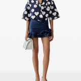 Minigonna la mini jupe playa in blu Jacquemus - donna 