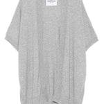 Cardigan a maniche corte in grigio Gotha - donna 
