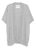 Cardigan a maniche corte in grigio Gotha - donna