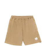Pantaloncini con logo stampato in marrone Ranra - uomo 