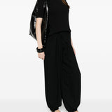 T-SHIRT a coste in nero Issey miyake - donna 