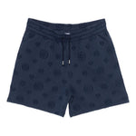 Pantaloncini sportivi con coulisse in vita a fantasia in blu Casablanca - uomo 