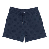 Pantaloncini sportivi con coulisse in vita a fantasia in blu Casablanca - uomo 