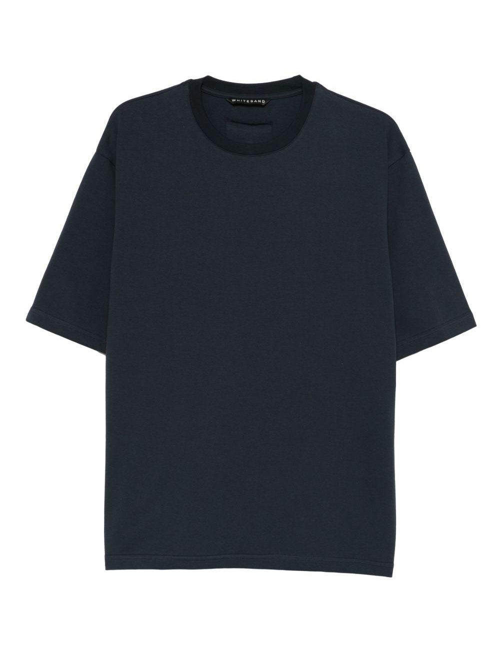 T-shirt a maniche corte in blu Whitesand - uomo 