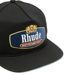 Cappellino da baseball con logo applicato in nero Rhude - uomo 
