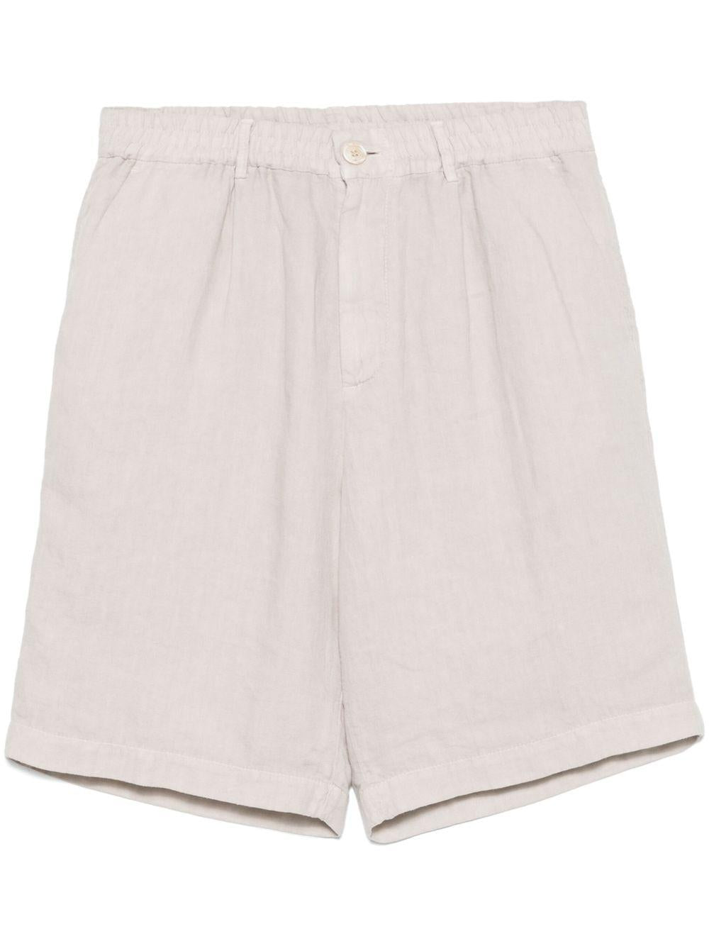Shorts in lino in beige Brunello cucinelli - uomo 