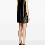 Mini abito con logo d-ares in rilievo in nero Diesel - donna 