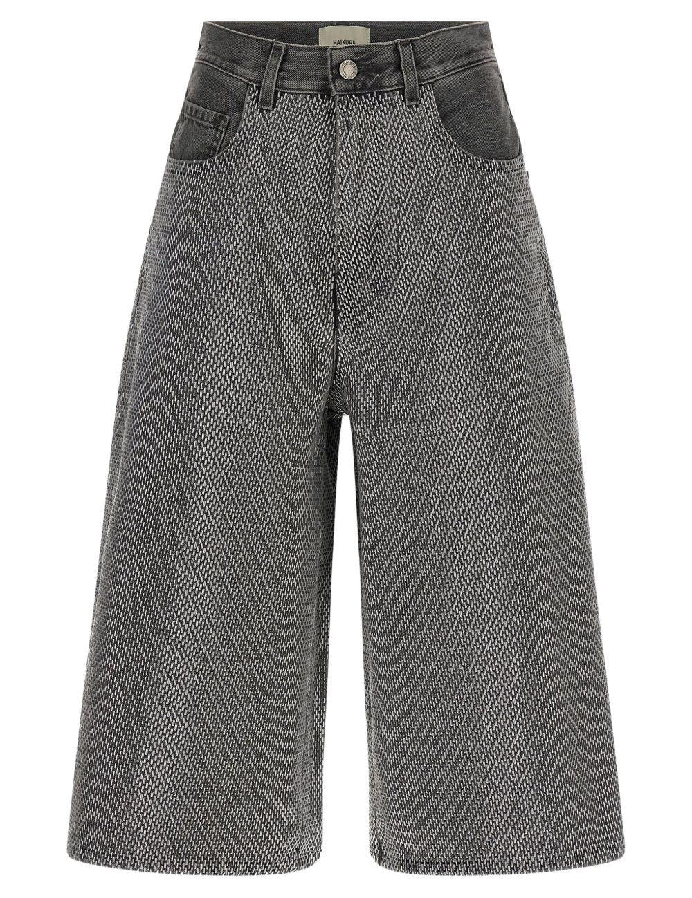 Jeans a gamba larga  in grigio Haikure - donna 