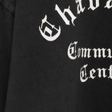 T-shirt Chavarria con stampa in nero Willy chavarria - uomo 