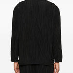 Giacca con effetto stropicciato in nero GONGDID DESIGN - uomo 