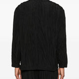 Giacca con effetto stropicciato in nero GONGDID DESIGN - uomo 