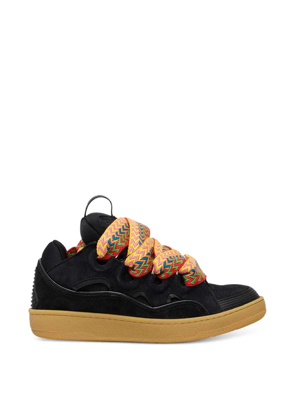 Sneakers basse con lacci curb in nero Lanvin - unisex 
