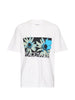 T-shirt Peacemaker con stampa a fiori in bianco Oamc peacemaker - uomo