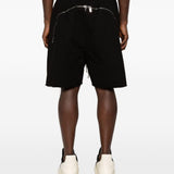 Shorts con coulisse in nero Rick owens drkshdw - uomo 