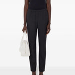 Pantaloni elasticizzati Scot in nero Loulou de saison - donna 