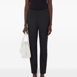 Pantaloni elasticizzati Scot in nero Loulou de saison - donna 