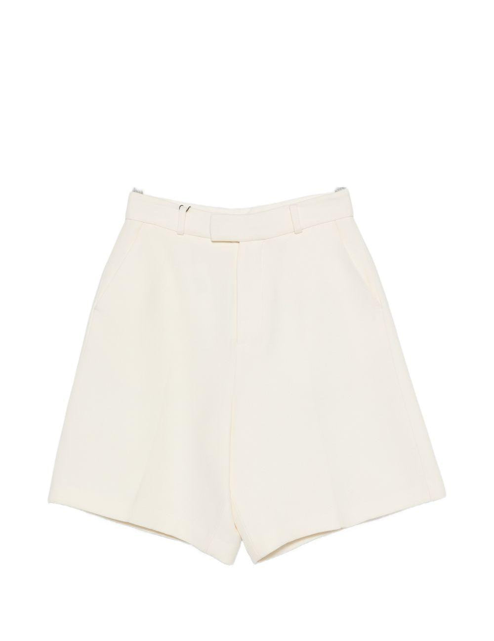 Shorts sartoriali con cintura in bianco R2w - donna 