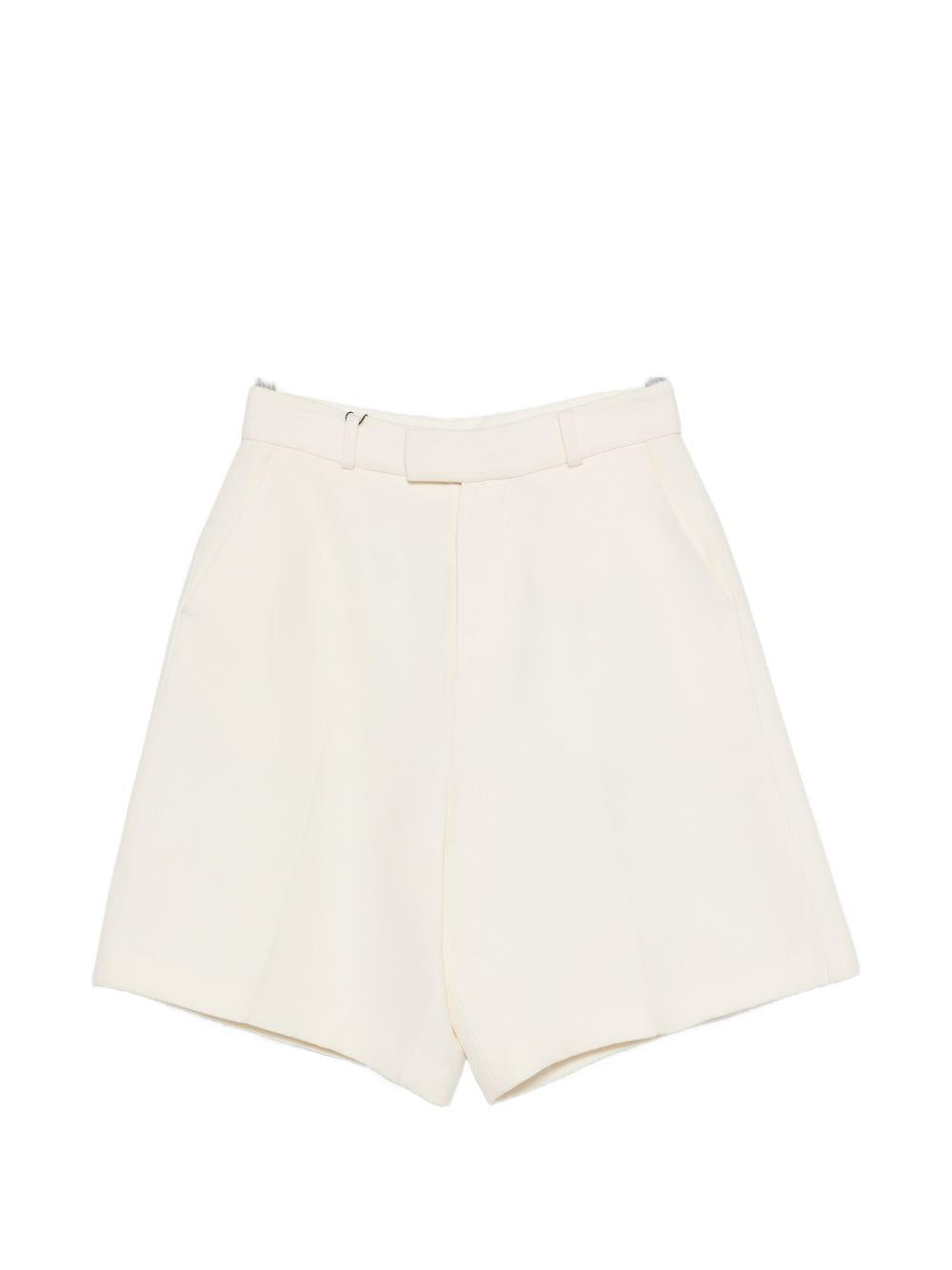 Shorts sartoriali con cintura in bianco R2w - donna 