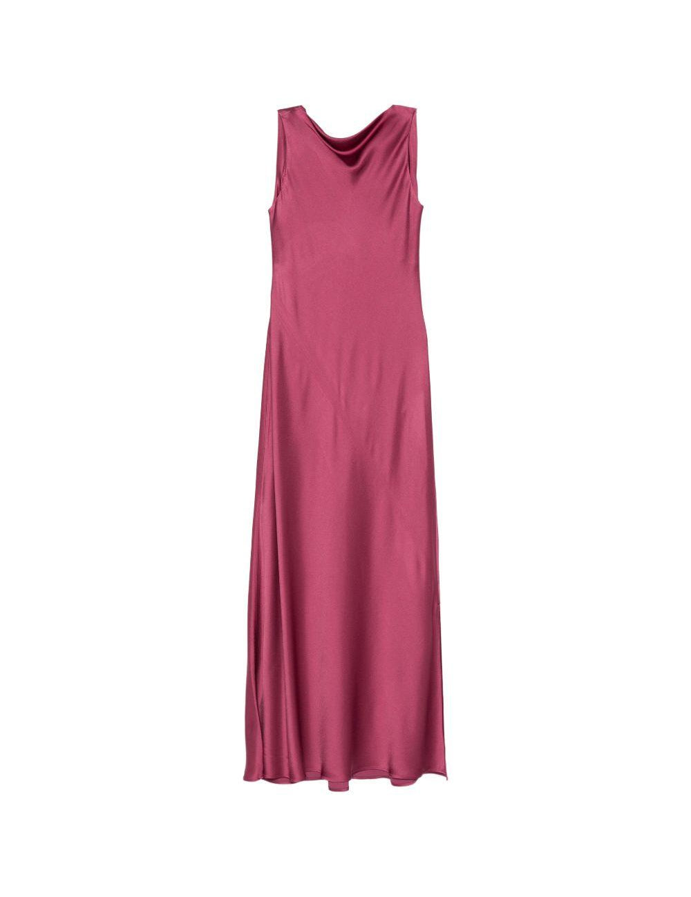 Abito lungo con scollo a cascata Mara in viola Antonelli - donna 
