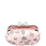 Clutch con decorazione in rosa Self-Portrait - donna 