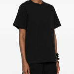 T-shirt girocollo in nero Entire studios - unisex 