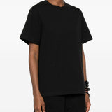 T-shirt girocollo in nero Entire studios - unisex 