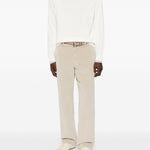 Maglia girocollo in bianco e beige Eleventy - uomo 