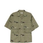 Camicia a quadri in verde Undercover - uomo 