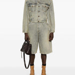 Shorts in denim spar in blu Entire studios - unisex 