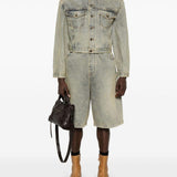 Shorts in denim spar in blu Entire studios - unisex 