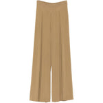 Pantaloni con pieghe bermuda in beige Maxmara - donna 
