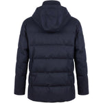 Giacca con cappuccio trapuntata in blu Brunello cucinelli - uomo 