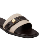 Ciabatte Romy  in marrone Tory burch - donna 