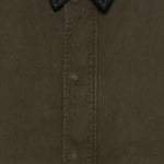 Giacca con colletto a contrasto in verde Oamc peacemaker - men 